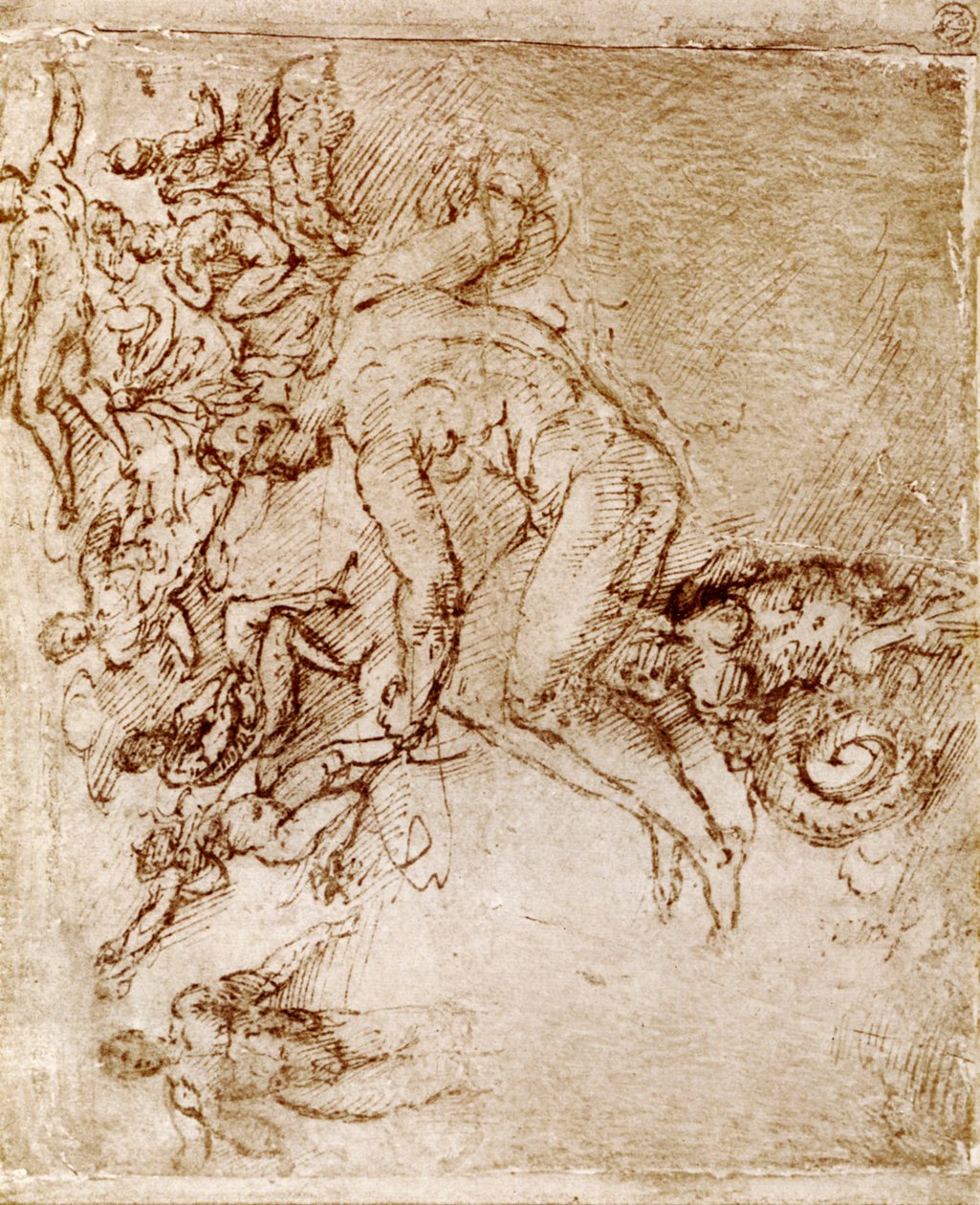 Feder- und Tintenzeichnungen von Leonardo Da Vinci, 1913 von Leonardo da Vinci