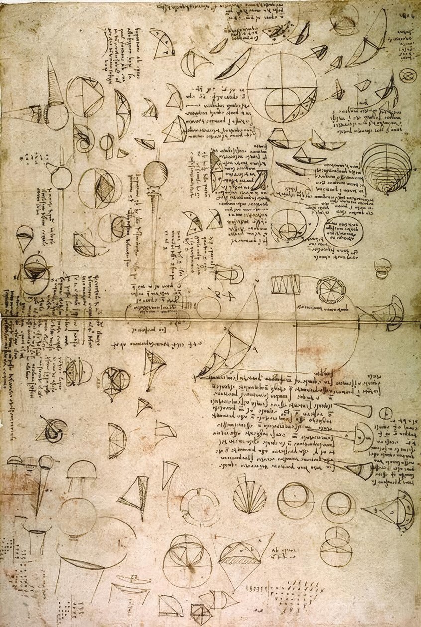 Quadratur des Kreises von Leonardo da Vinci