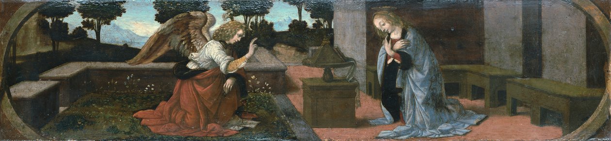 Die Verkündigung, 1478 von Leonardo da Vinci