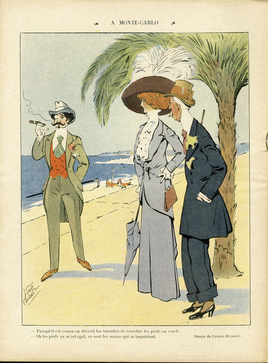 Illustration von Leonce Burret (1865-1915) in Le Lire von Leonce Burret