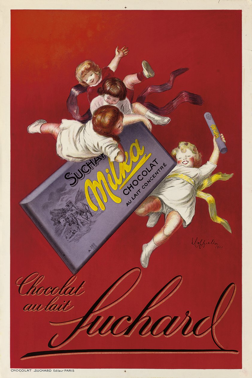Werbeplakat für Milka-Schokolade von Suchard, 1925 von Leonetto Cappiello