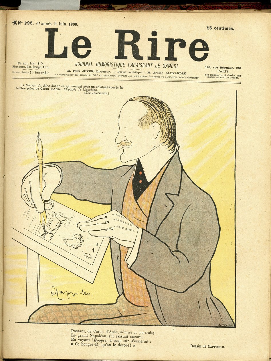 Illustration von Leonetto Cappiello für das Cover von Le Rire von Leonetto Cappiello