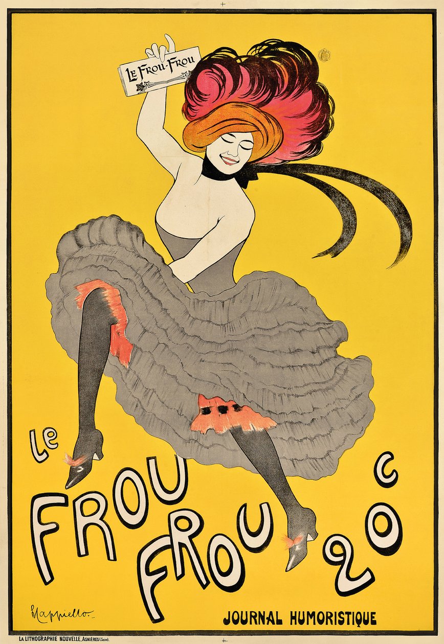 Plakat, das die französische Zeitschrift "Le Frou Frou" bewirbt von Leonetto Cappiello