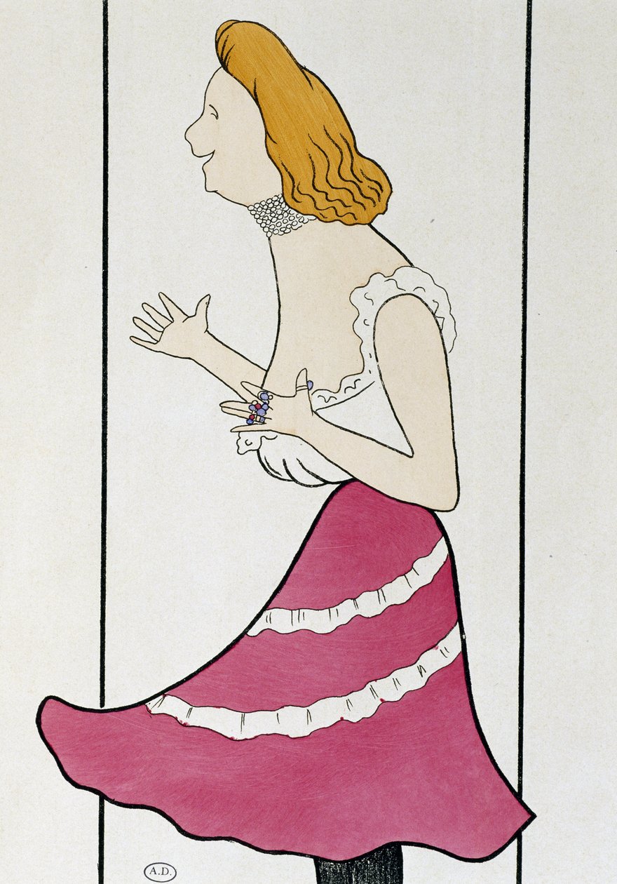 Die Schauspielerin Mademoiselle Cassive in 