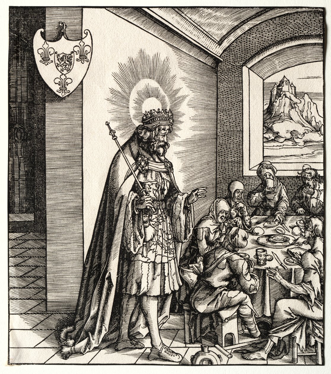 Heilige, die mit dem Haus Habsburg verbunden sind: Eine allgemeine Darstellung der Vorfahren von Kaiser Maximilian I. von Leonhard Beck