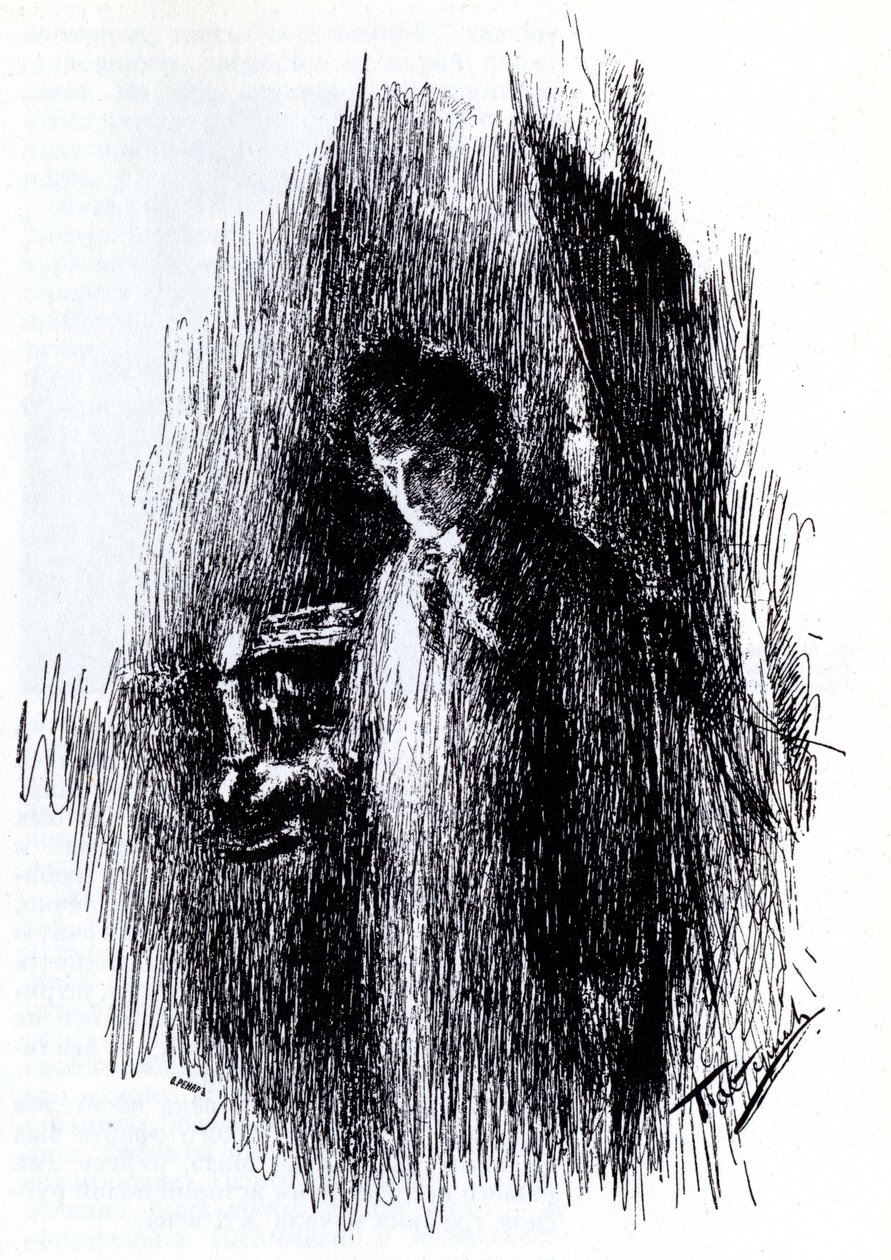 Illustration zum Drama Die Maskerade von M. Lermontow, 1891 von Leonid Osipovic Pasternak
