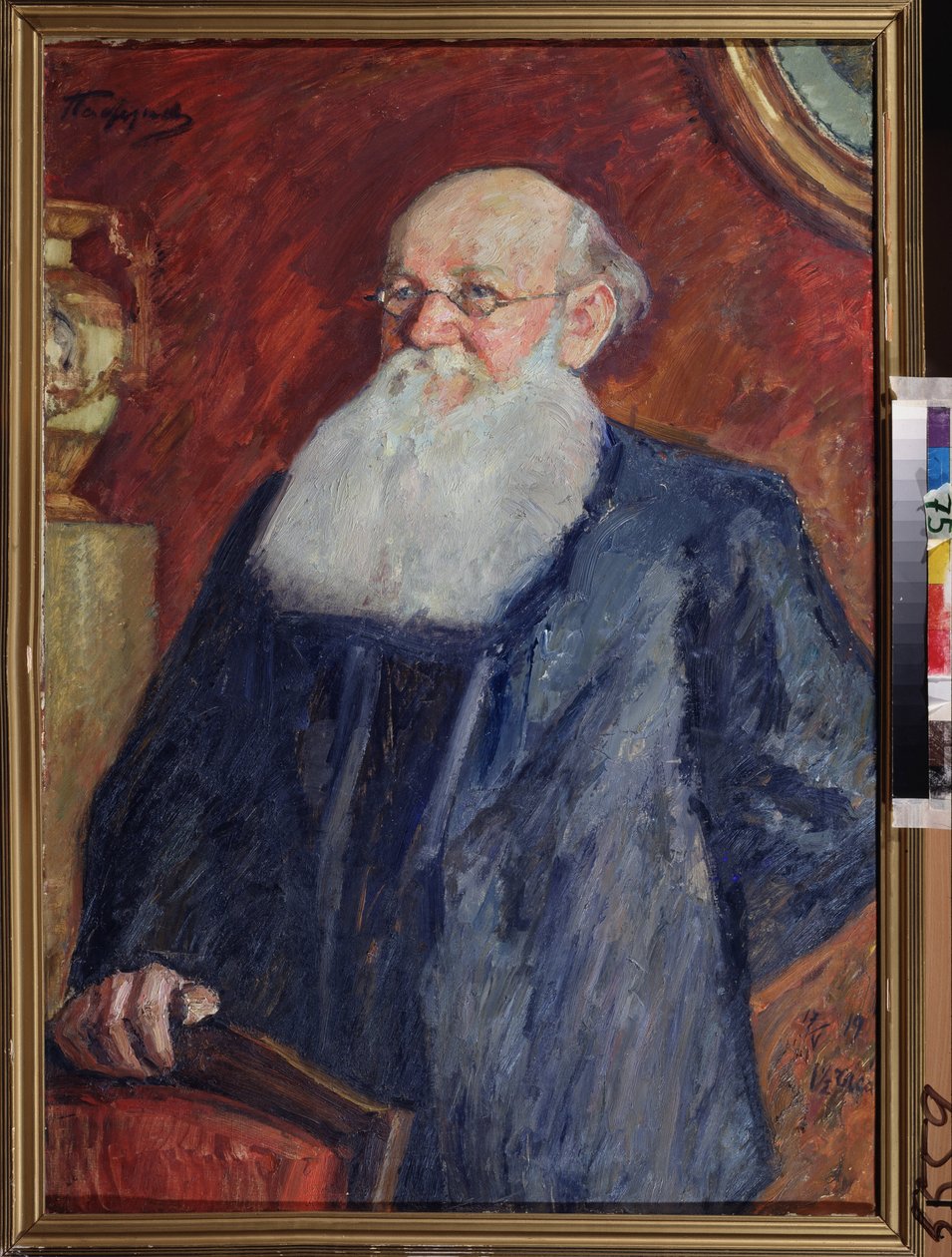 Porträt des Revolutionärs Graf Pierre Kropotkine (1842-1921) von Leonid Osipovic Pasternak