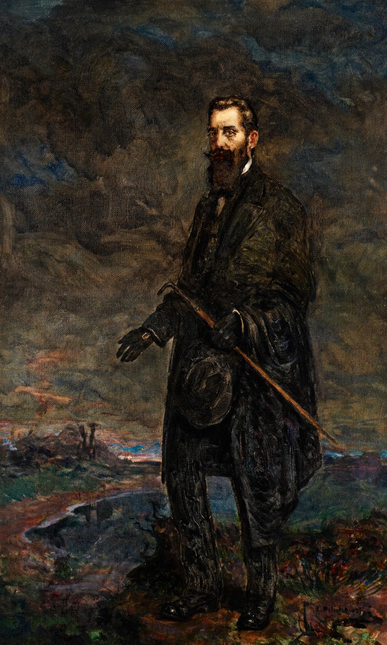 Porträt von Theodor Herzl von Leopold Pilichowski