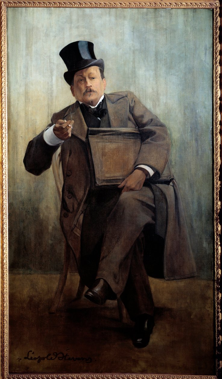 Porträt von Georges Courteline (1858-1929), Schriftsteller von Leopold Stevens