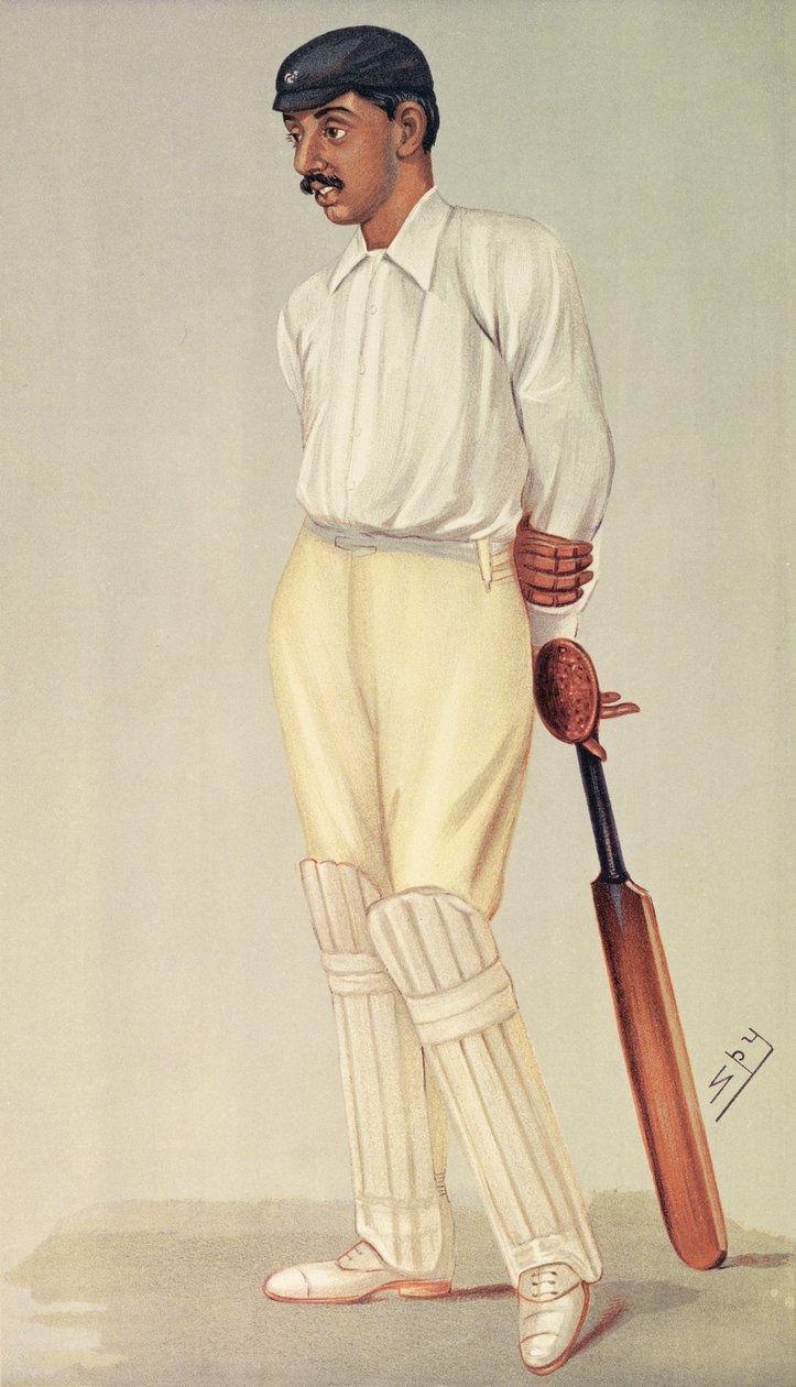 Prinz Ranjitsinghi, Spy-Karikatur, veröffentlicht von Vincent Brookes Day & Son, ca. 1895 von Leslie Matthew Ward