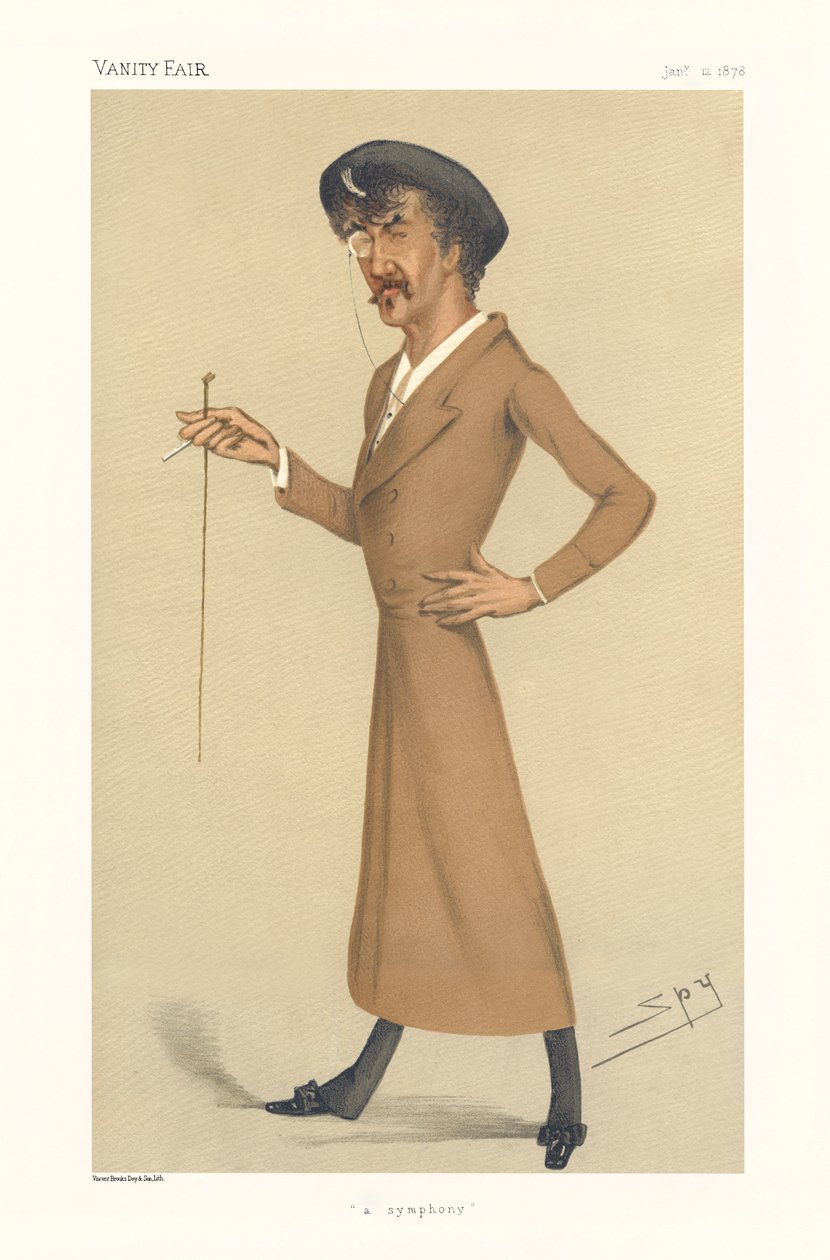 James Abbott McNeill Whistler von Leslie Matthew (1851 1922) Ward
