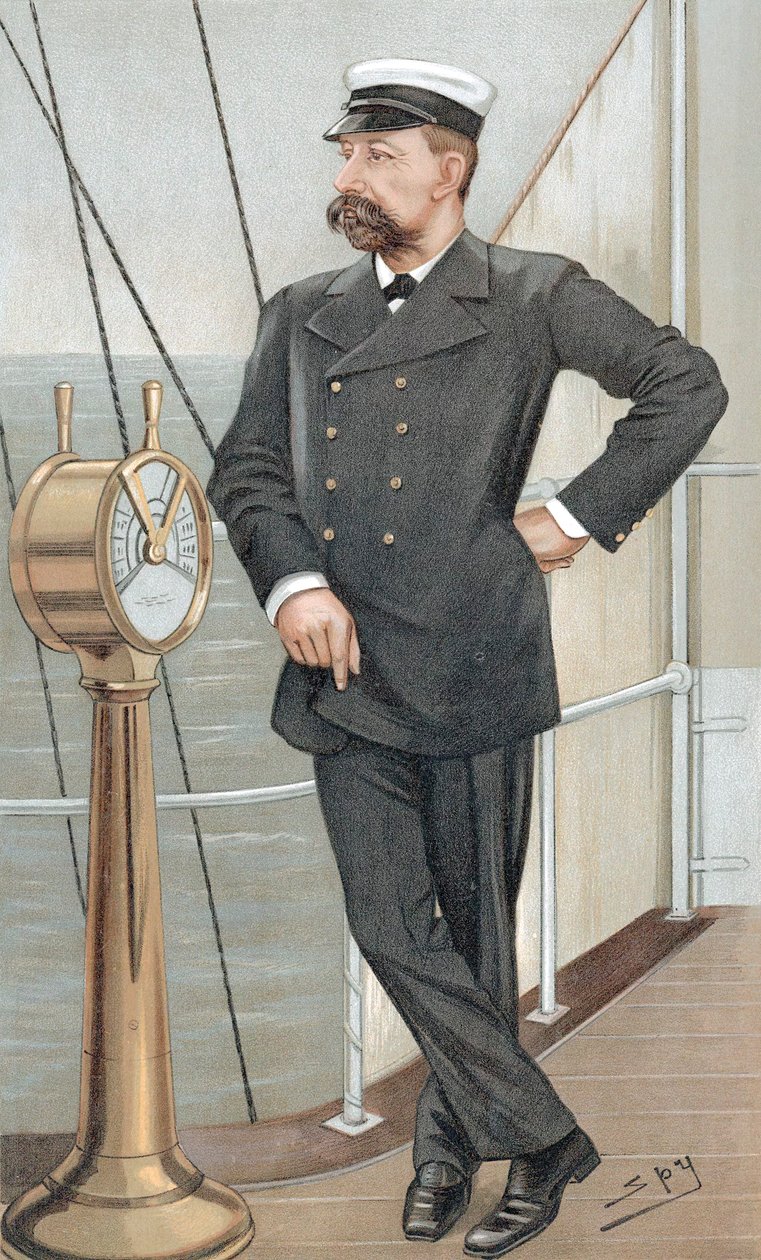Albert I., Fürst von Monaco 1848-1922, Amateur-Ozeanograph, 1900 von Leslie Matthew Ward