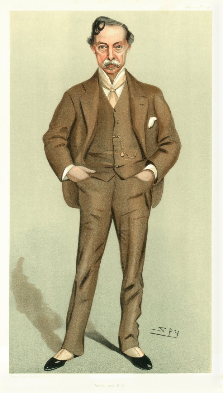 William Quiller Orchardson, schottischer Künstler, 1898 von Leslie Matthew Ward