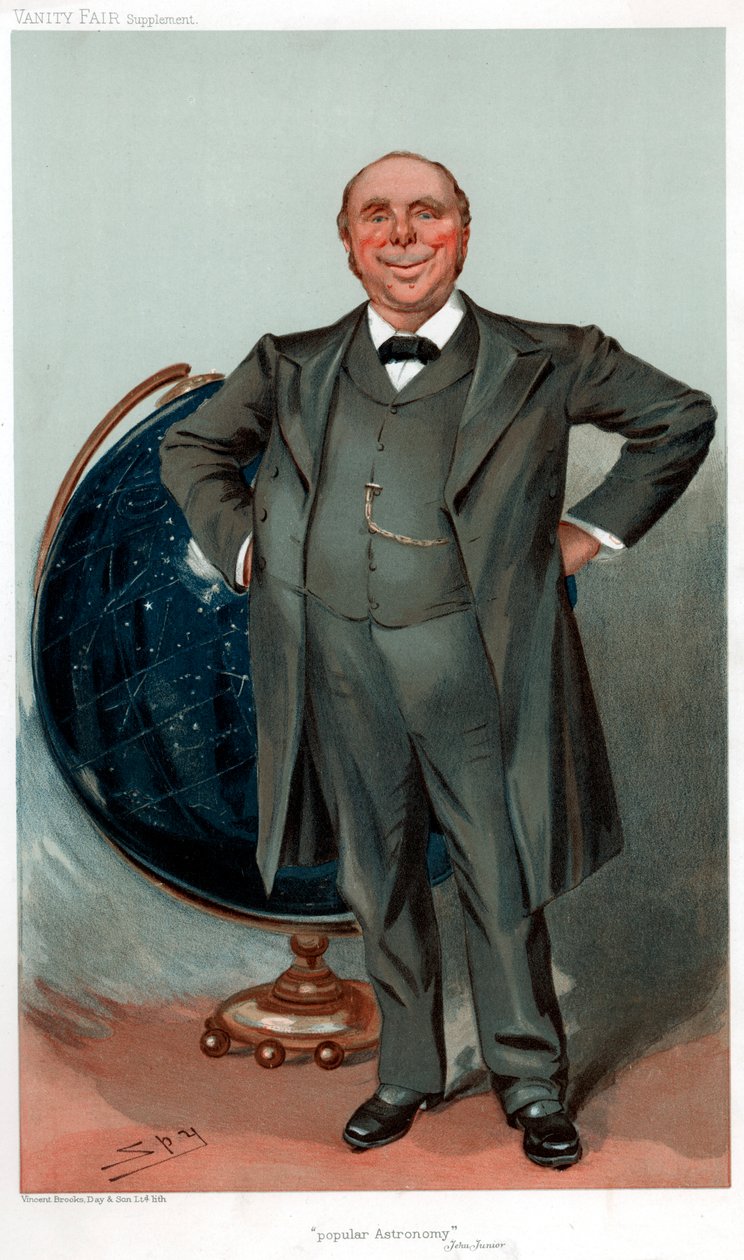 Robert Stawell Ball, britischer Astronom, Mathematiker, Dozent und Popularisierer der Wissenschaft, 1905 von Leslie Matthew Ward
