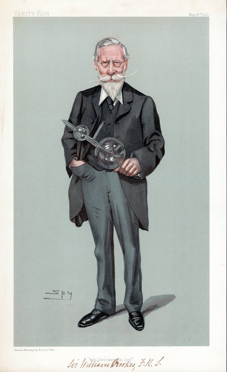 William Crookes, britischer Physiker und Chemiker, 1903 von Leslie Matthew Ward