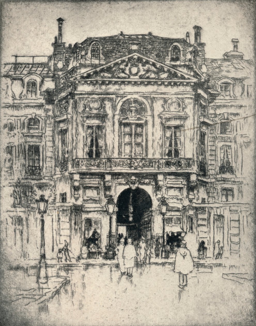 Das Porte de Valois, Palais-Royal von Lester George Hornby