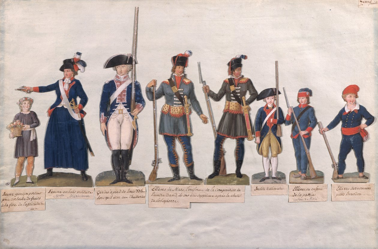 Charaktere der Französischen Revolution von Lesueur Brothers
