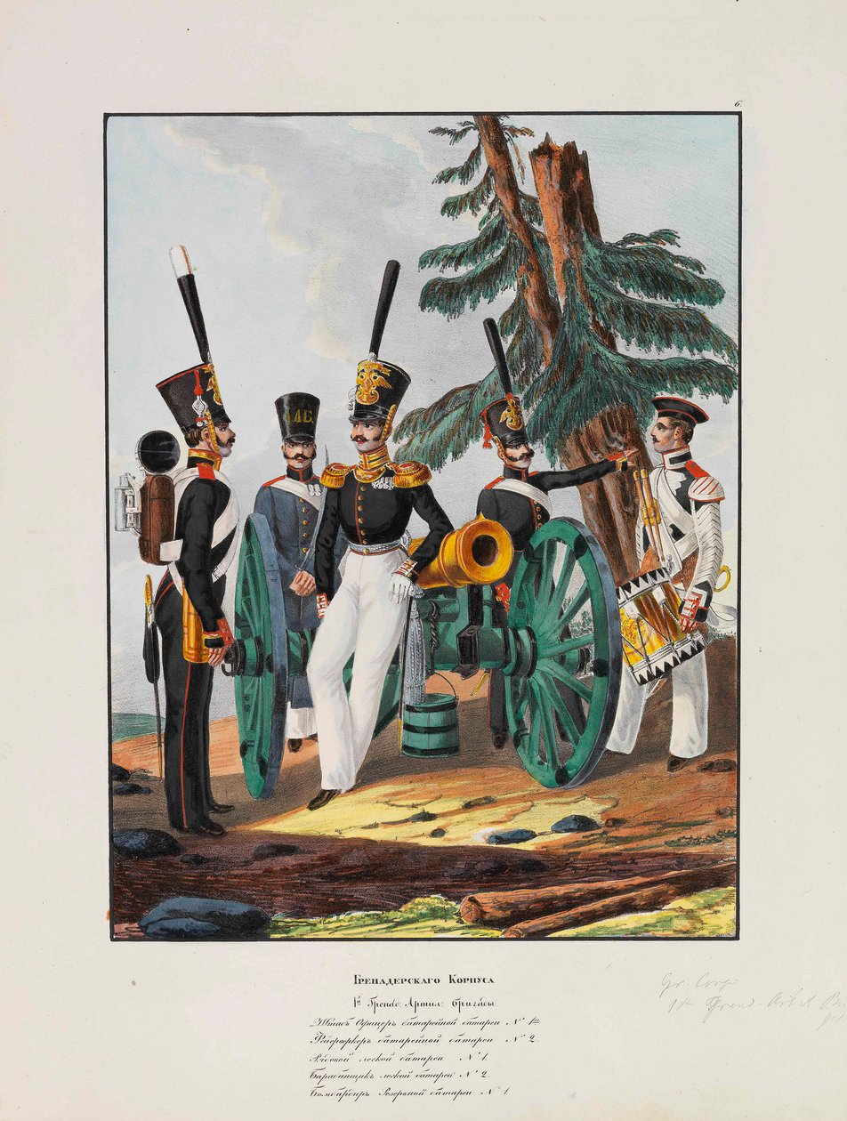 1. Grenadierdivision der Kaiserlich Russischen Armee, 1837-1839 von Lev Alexandrovich Belousov