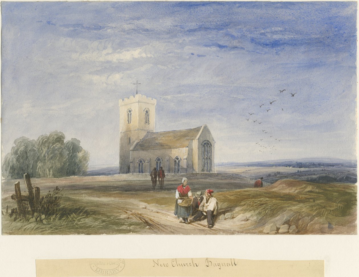 Bagnall Kirche von Lewis John Wood