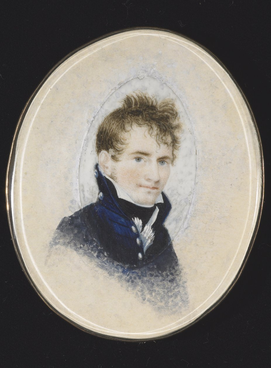 Porträt von Paul Peckham, ca. 1810-20 von Lewis Peckham