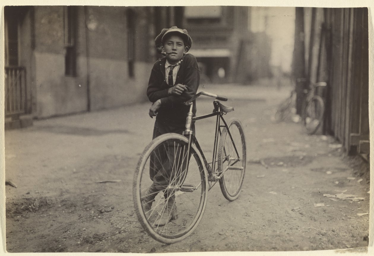 Botenjunge für Mackay Telegraph Company, Waco, Texas von Lewis W. Hine