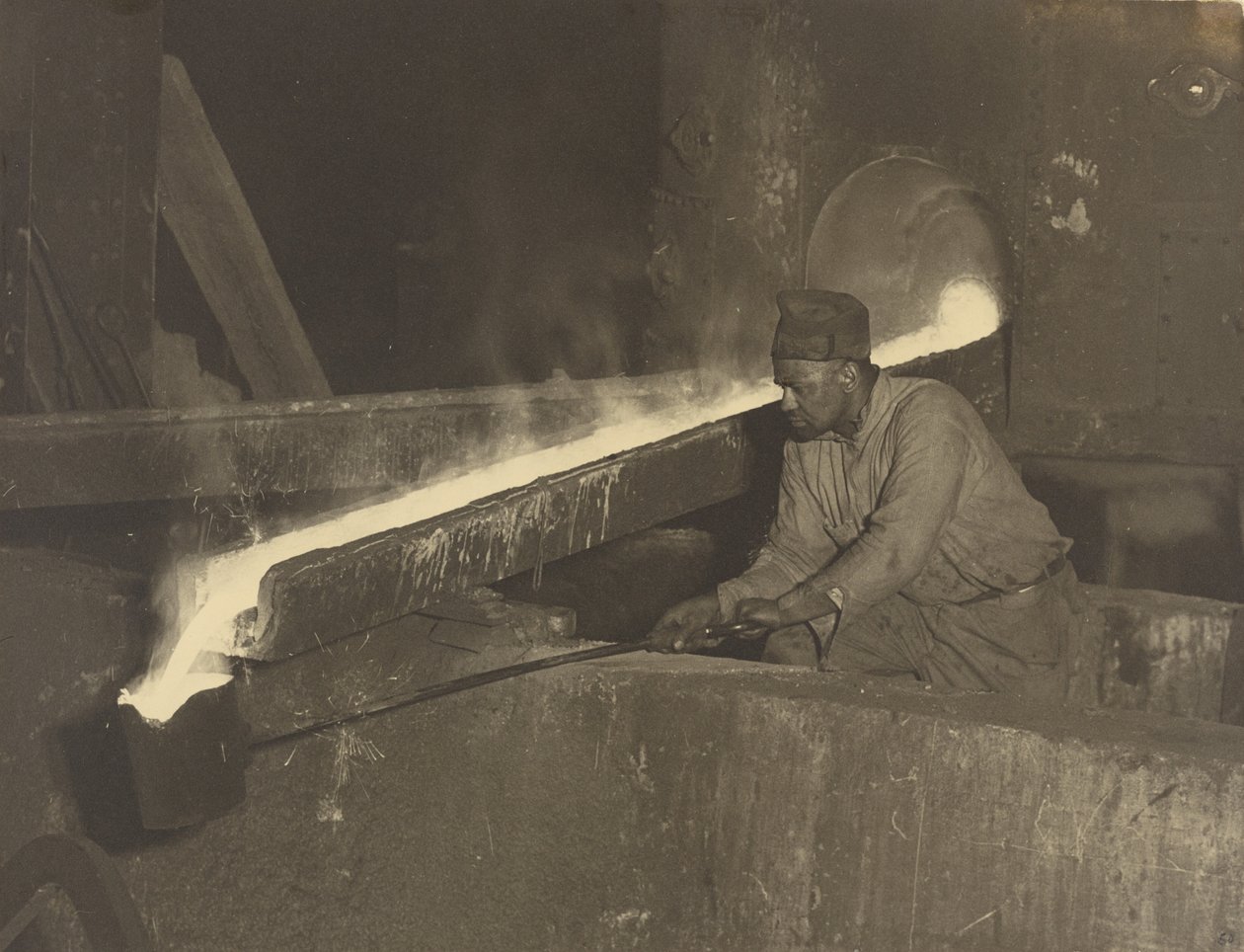 Gießerhelfer, Baldwin Lokomotivwerk von Lewis W. Hine