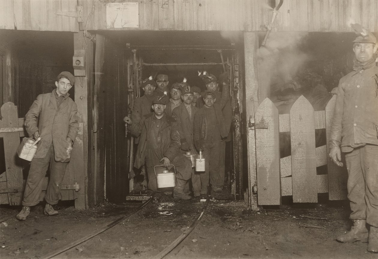 Am Ende des Tages, Pennsylvania von Lewis Wickes Hine