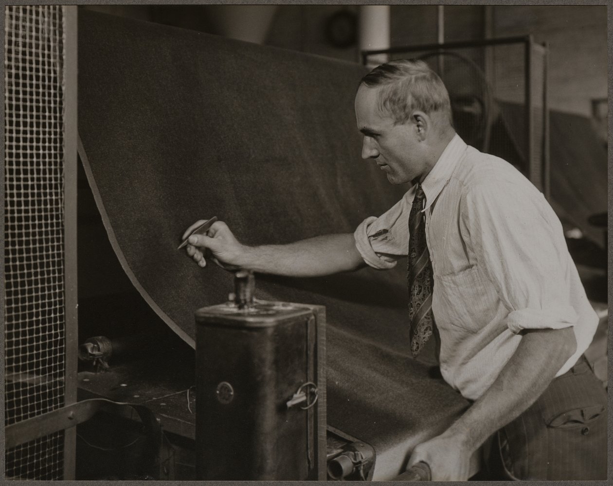 Stoffinspektion von Lewis Wickes Hine