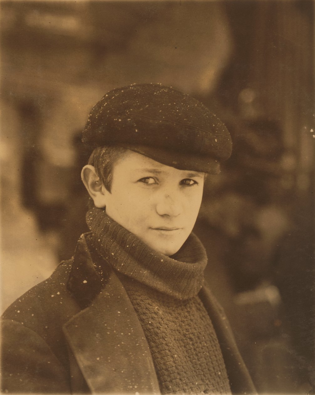 Hauptnachrichtenjunge, Utica, New York State von Lewis Wickes Hine