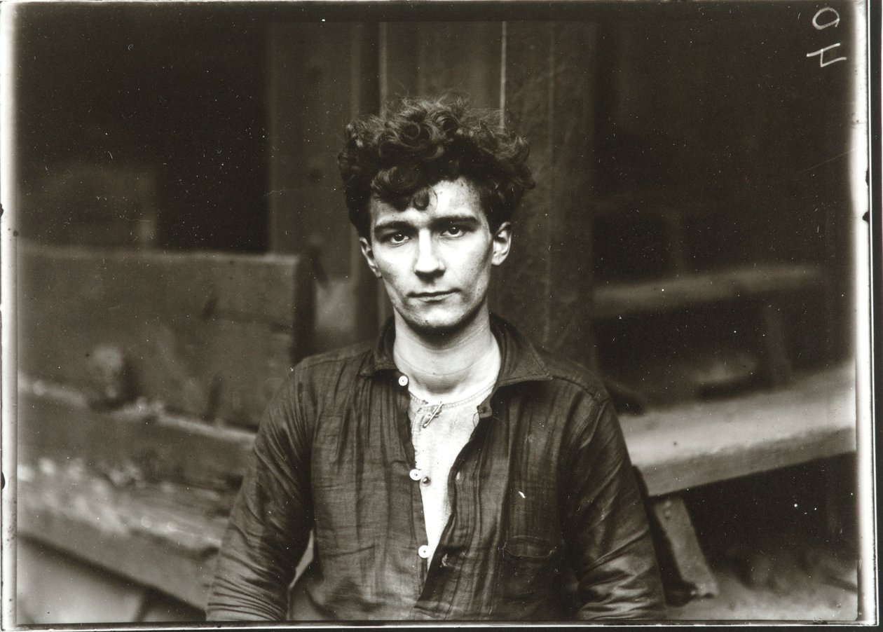 Junger deutscher Stahlarbeiter, Pittsburgh von Lewis Wickes Hine
