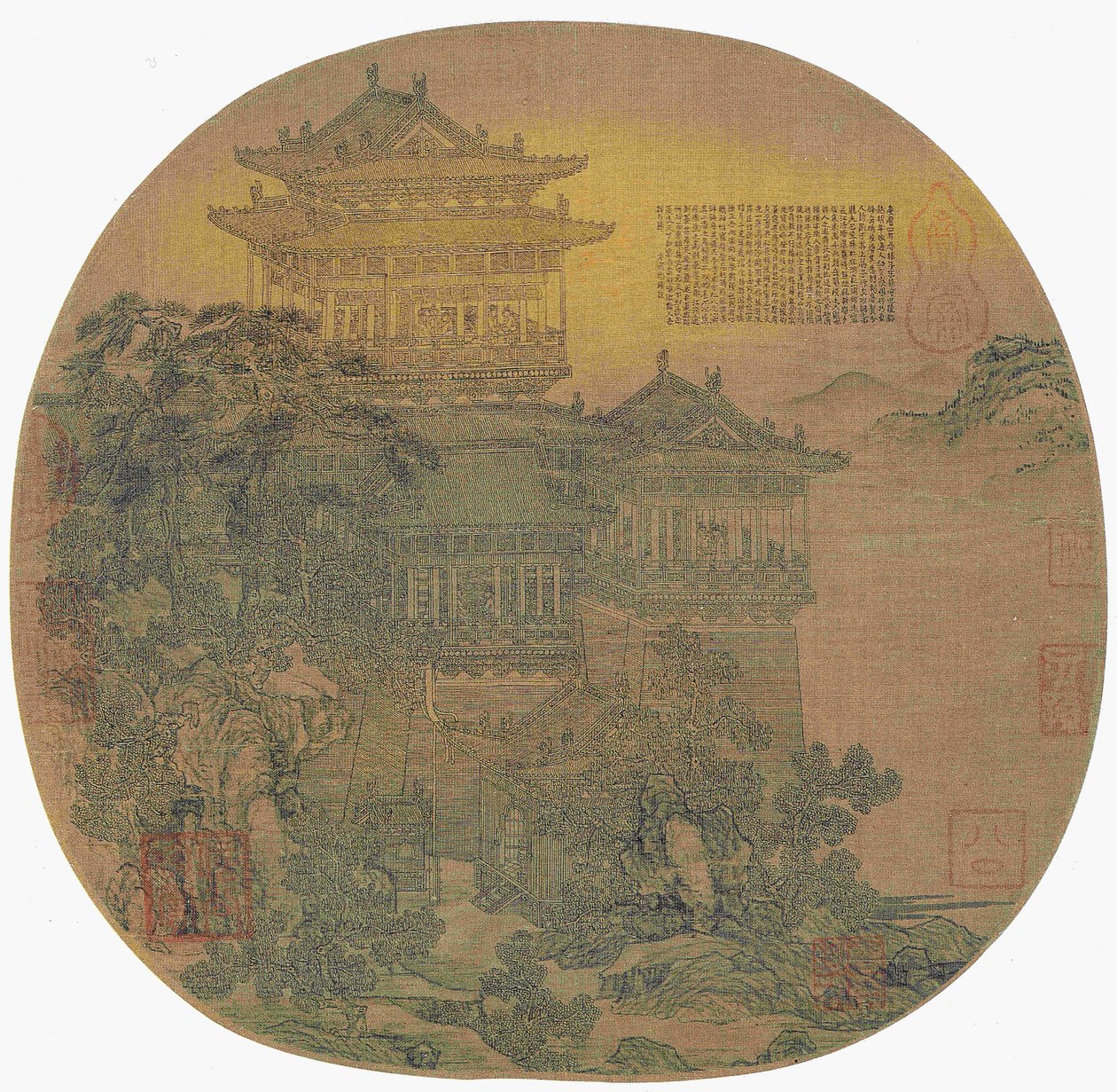 Der Yueyang-Aussichtspunkt von Li Sheng (fl. 908-925) von Li Sheng