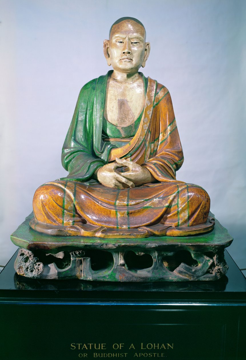 Steinzeug Luohan, Liao-Dynastie von Liao Dynasty Chinese School