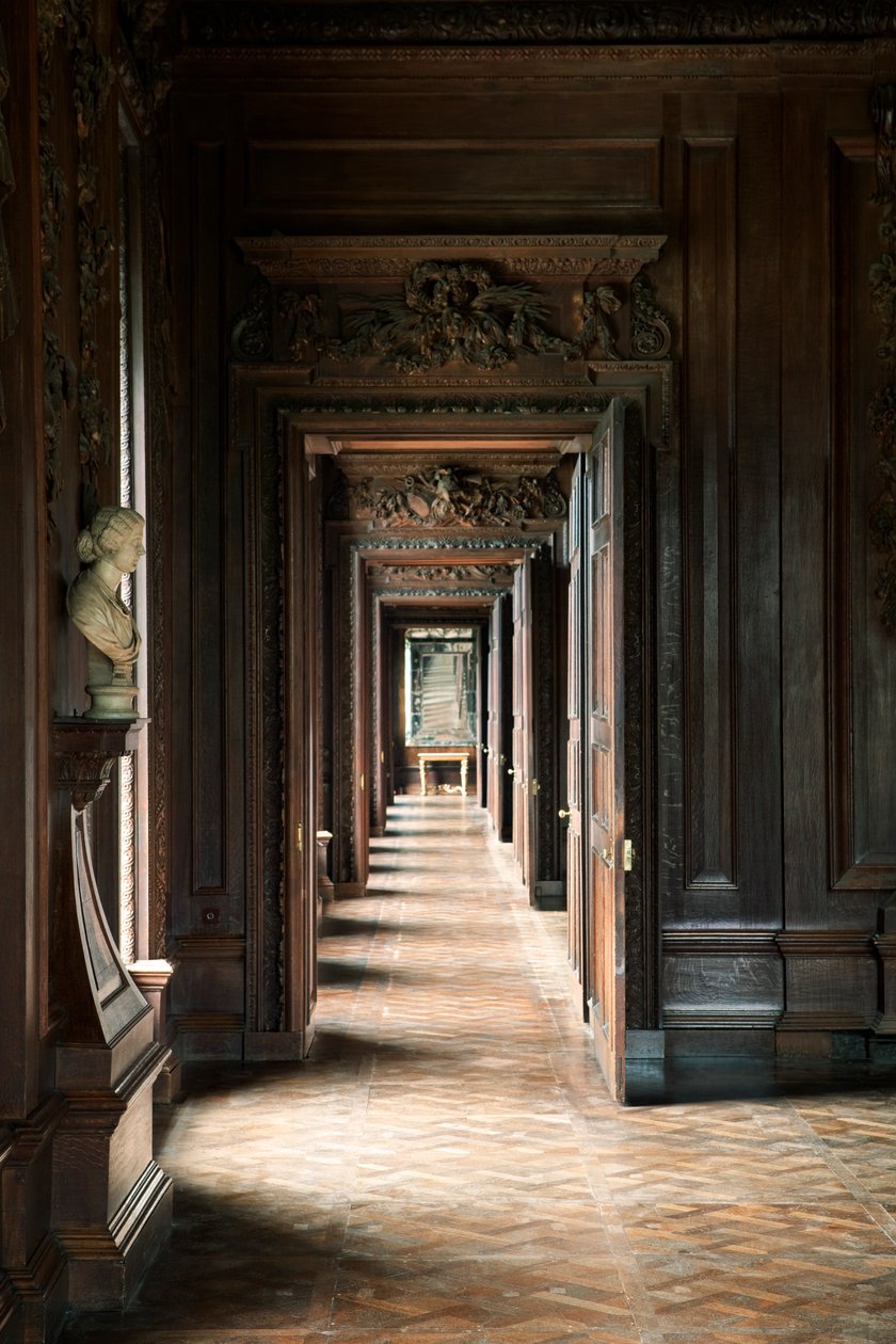 Chatsworth House, Die Staatswohnung Enfilade, Derbyshire, UK von Unbekannt Unbekannt