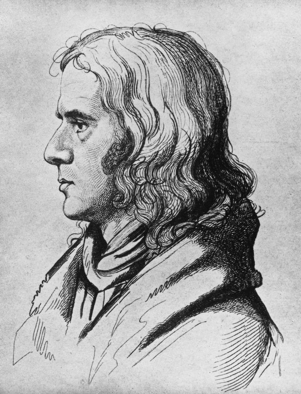 Porträt von Adelbert von Chamisso von Unbekannt Unbekannt