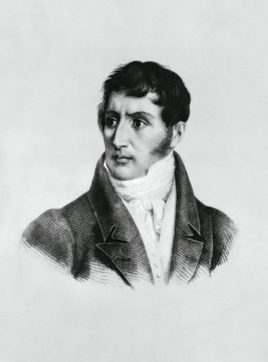 Porträt von Alessandro Manzoni von Unbekannt Unbekannt