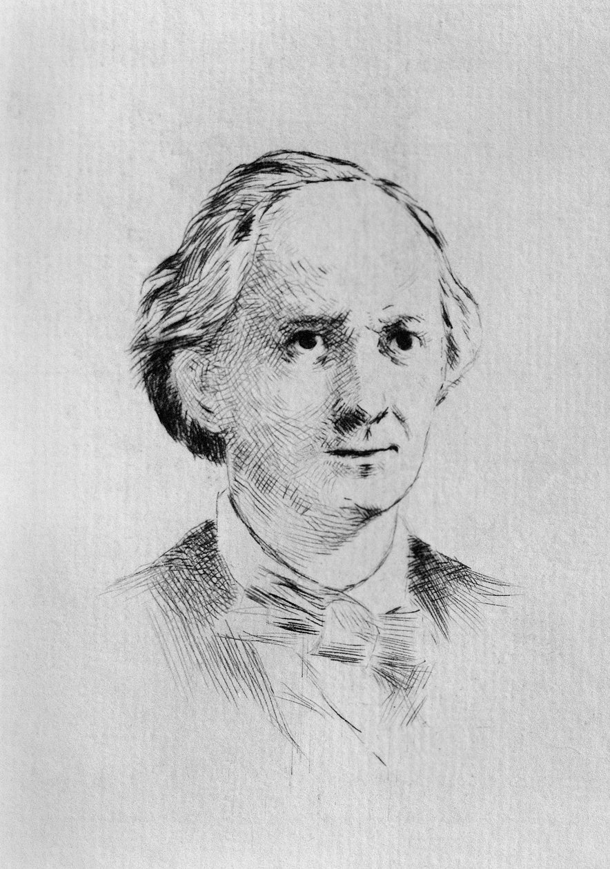 Porträt von Charles Pierre Baudelaire (1821-1867), französischer Dichter, Essayist, Kunstkritiker und Übersetzer von Unbekannt Unbekannt