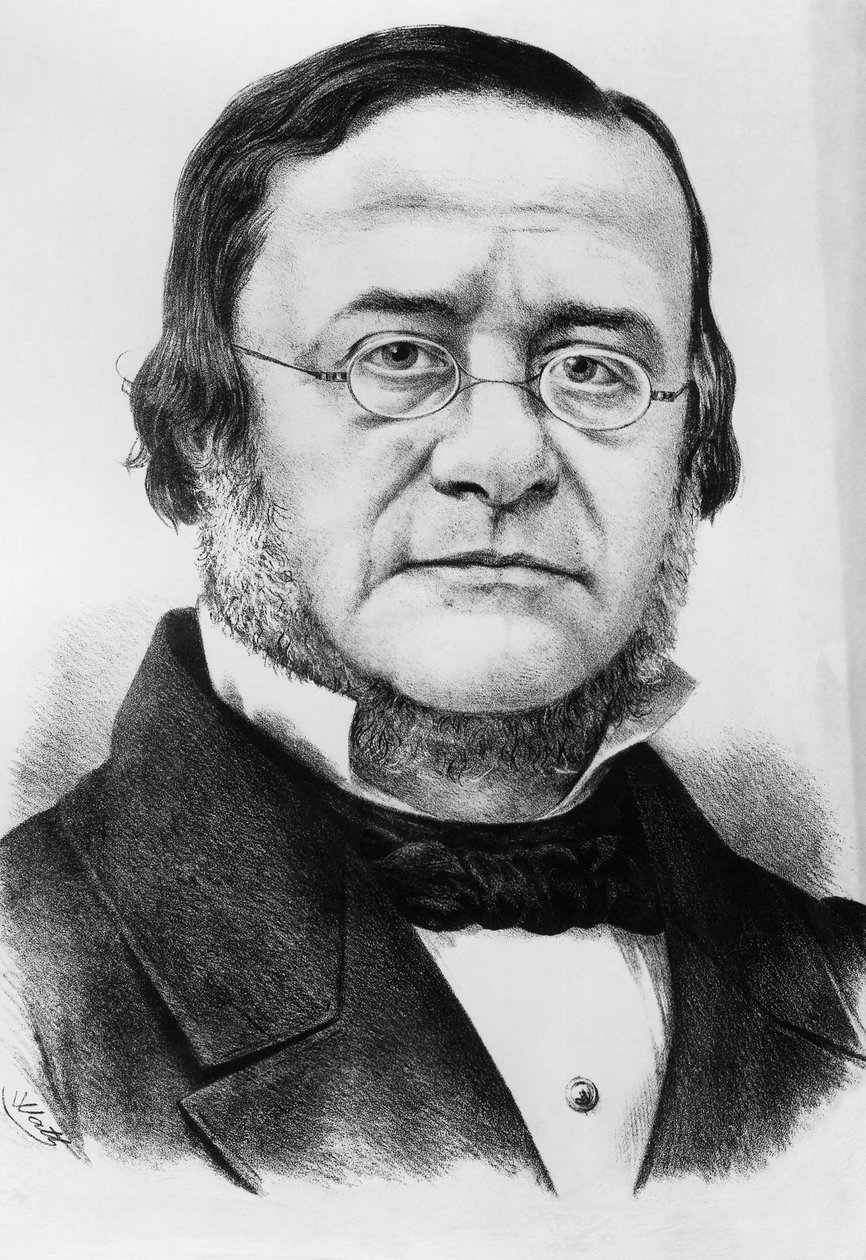 Porträt von Daniele Manin (1804-1857), italienischer Patriot und Politiker, Präsident der Republik San Marco von 1848 bis 1849 von Unbekannt Unbekannt