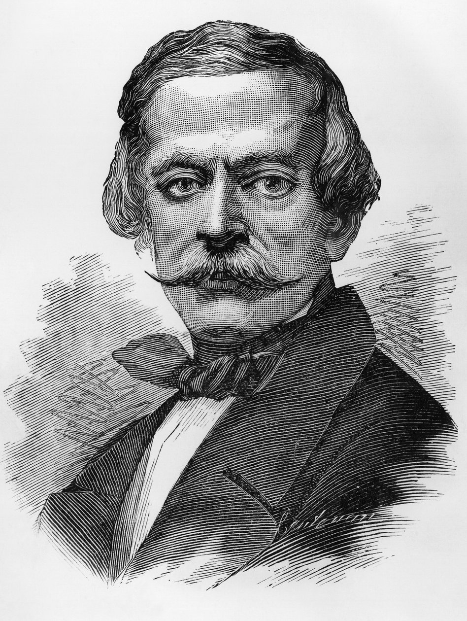 Porträt von Massimo Taparelli, Marquess von Azeglio (1798-1866), italienischer Patriot, Politiker, Schriftsteller und Maler, Premierminister von Sardinien von 1849 bis 1852 von Unbekannt Unbekannt