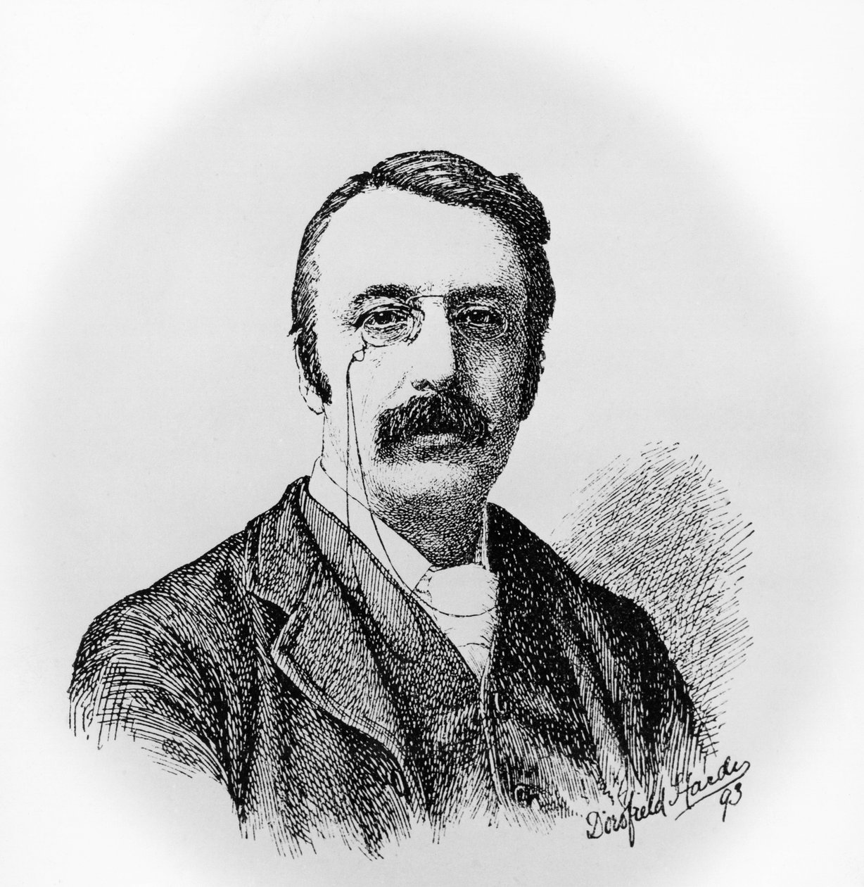 Porträt von Sir Charles Villiers Stanford (1852-1924), irischer Komponist und Dirigent von Unbekannt Unbekannt
