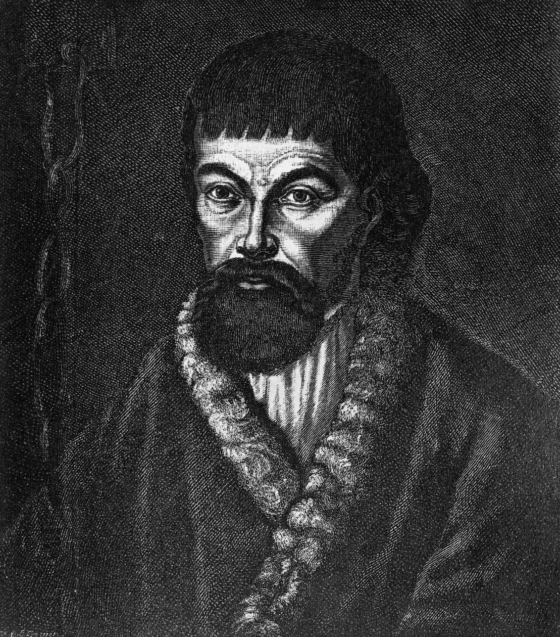 Porträt von Jemeljan Iwanowitsch Pugatschow von Unbekannt Unbekannt