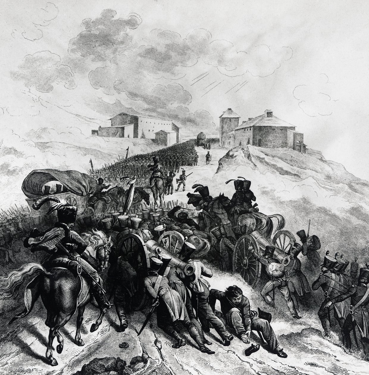 Die französische Armee überquert die Sierra de Guadarrama, 22.-24. Dezember von Unbekannt Unbekannt