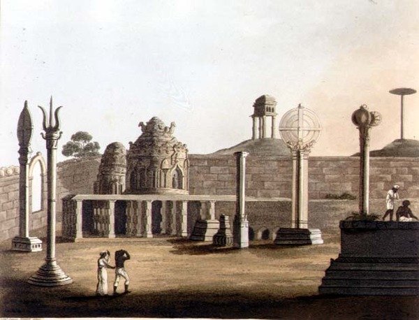Eine maurische Moschee in Bangalore, Tafel 19 aus 