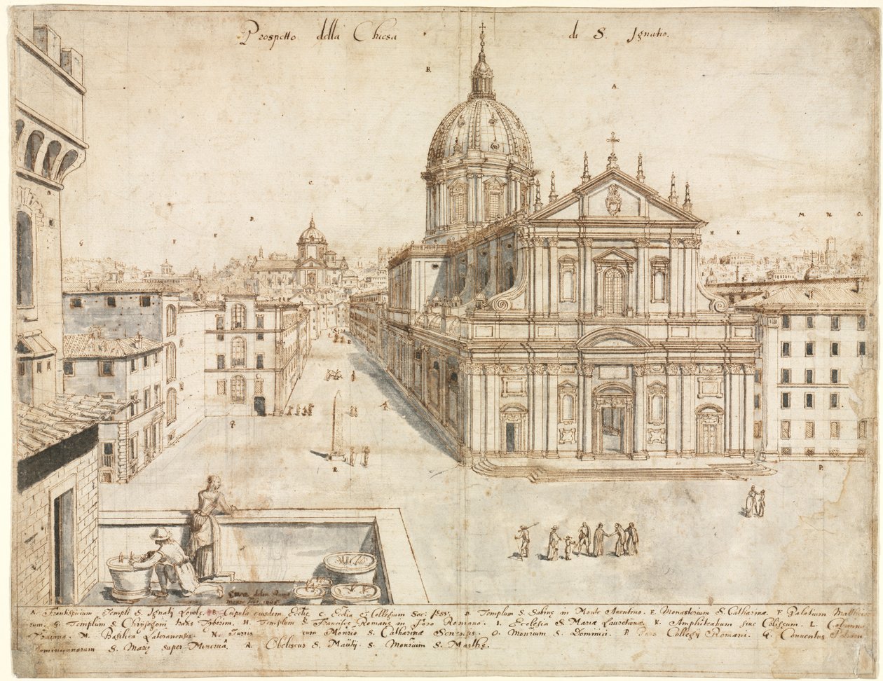 Achtzehn Ansichten von Rom: Die Kirche Sant