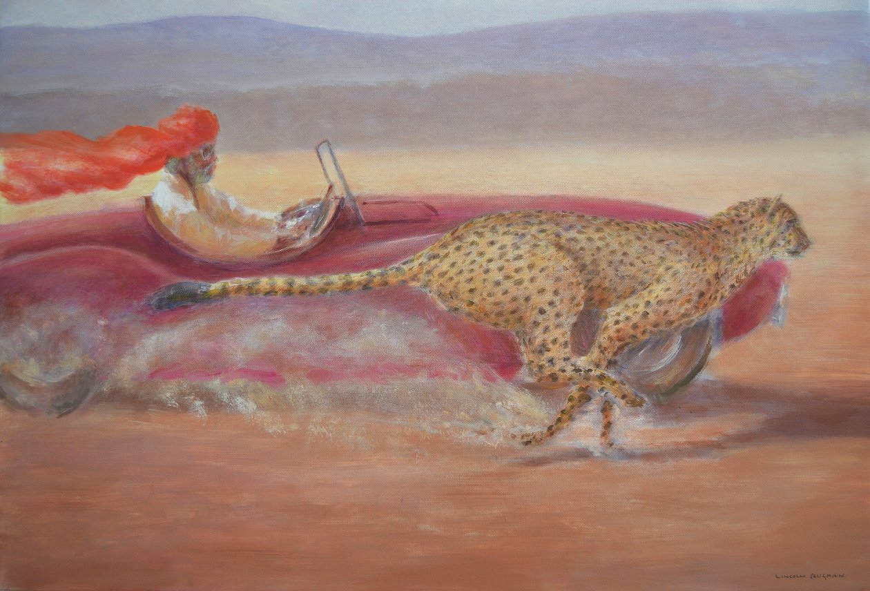 Gepard gegen Jaguar von Lincoln Seligman