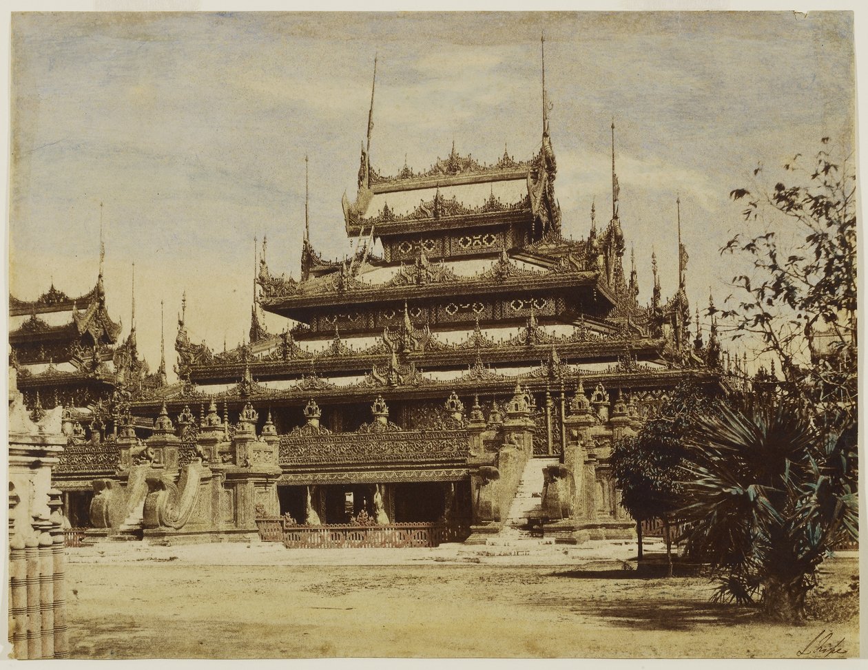 Amerapoora: Maha-Too-Lo-Bounghian Kyoung, 1855 von Linnaeus Tripe