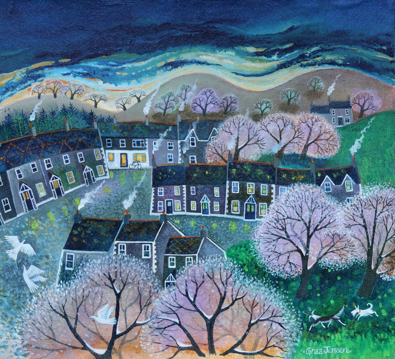 Kaltes Licht des Tages, 2022 von Lisa Graa Jensen
