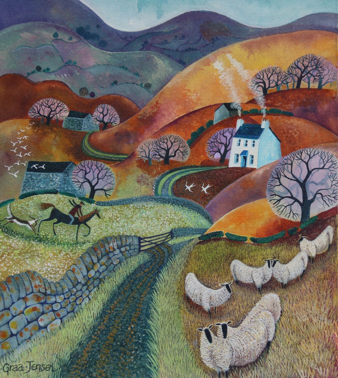 Ländliche Wege, 2021 von Lisa Graa Jensen
