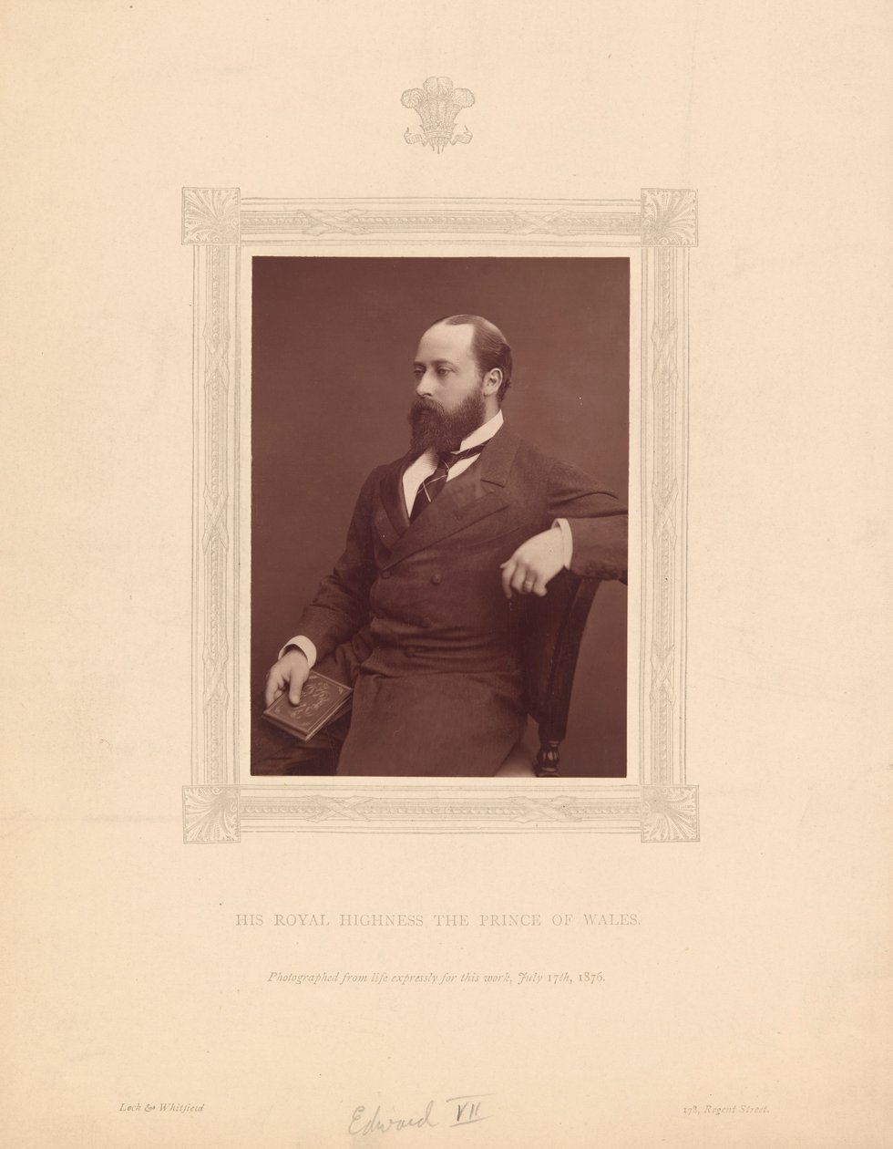 Seine Königliche Hoheit der Prinz von Wales (Edward VII) von Lock and Whitfield