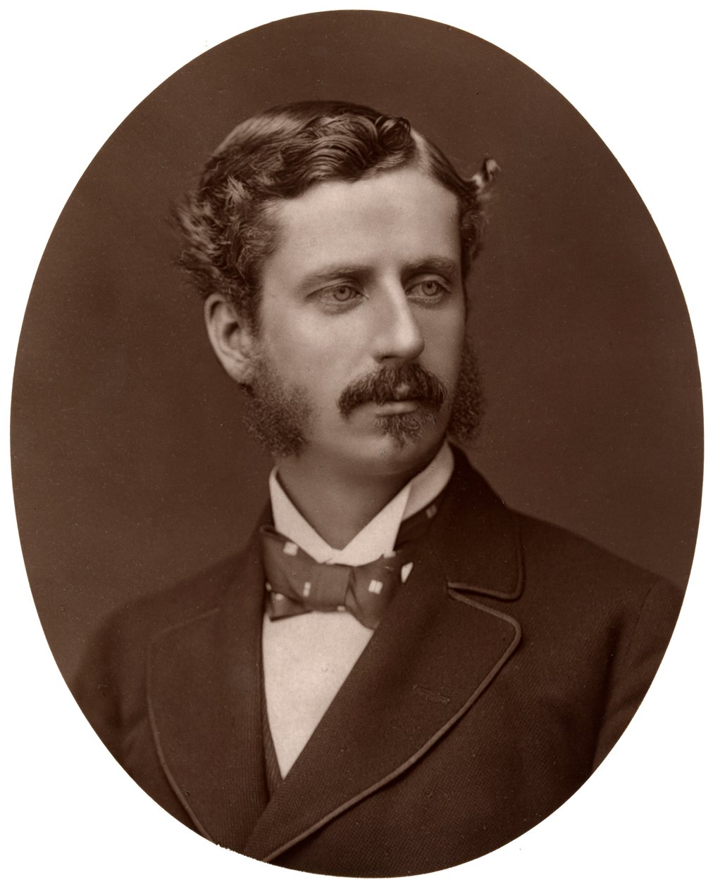 Lord George Hamilton, MP, Unterstaatssekretär für Indien, 1876 von Lock and Whitfield