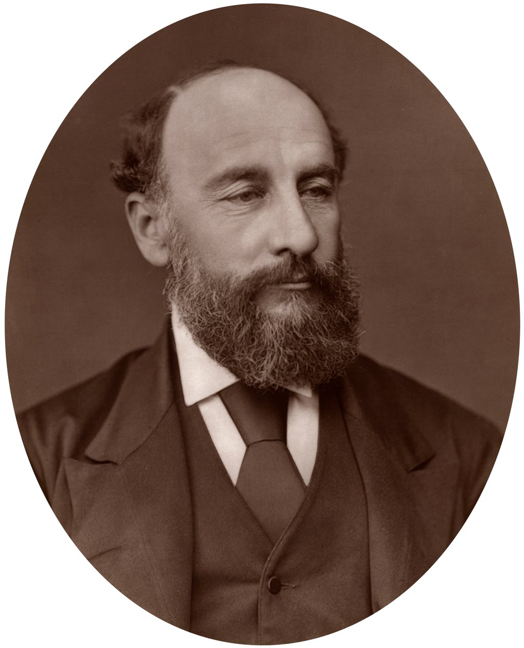 Sir George Strong Nares, Arktisforscher, 1878 von Lock and Whitfield